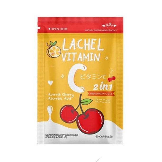 0116da2962c5749823f03f4b2bff3373 إشراقة البشرة Lachel Vitamin C 60 capsules - الصورة 1