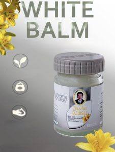 ⁦بلسم أبيض بزهرة الزنبق، ذو تأثير دافئ Wang Prom White Balm⁩ - الصورة ⁦2⁩