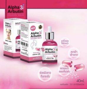 ⁦Alpha 3 Arbutin Plus Collagen Serum 40 ml⁩ - الصورة ⁦2⁩