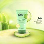 ⁦Boots Cucumber Facial Wash⁩ - الصورة ⁦3⁩