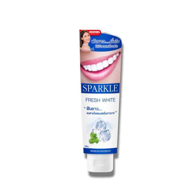 9845cc24ee46b46774c6e39e5e55b31c معجون أسنان لتبييض الأسنان Sparkle White Toothpaste 100 gr - الصورة 1