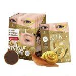 Precious Skin Collagen Gold 24K Snail Hya Eye Mask 6 paires