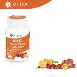 ⁦Vida Vit C Acerola Cherry And Camu Camu 60 caps⁩ - الصورة ⁦2⁩