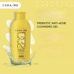 ⁦CURA-MD Prebiotic Anti-Acne Cleansing Gel 100 ml⁩ - الصورة ⁦6⁩