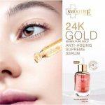 ⁦Smooth E Gold 24k Glow Booster Anti-Aging Supreme Serum 30 ml⁩ - الصورة ⁦6⁩