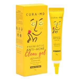 CURA-MD Prebiotic Anti-Acne Clear Gel 8 ml