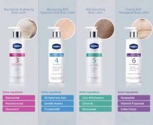 ⁦Vaseline Pro Derma Body Lotion №4 Hyaluronic Acid 250 ml⁩ - الصورة ⁦2⁩