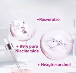 ⁦Vaseline Pro Derma Body Lotion Brightening with Niacinamide 250 ml⁩ - الصورة ⁦2⁩