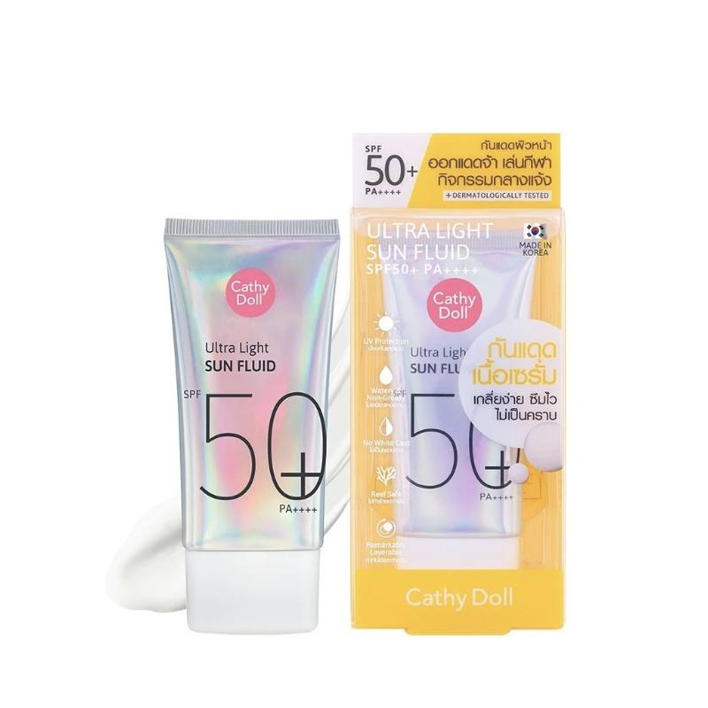 th-11134211-7r991-ltuttjn14igv64 Cathy Doll Ultra Light Sun Fluid SPF50/PA++++ 40ml - الصورة 1