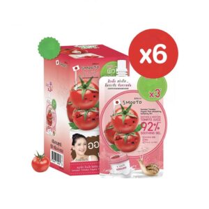 Smooto Tomato Yogurt Plus Soothing Gel 92% 6 sachets