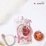 ⁦Smooto Tomato Yogurt Plus Whitening Soothing Gel 99% 6 sachets⁩ - الصورة ⁦4⁩