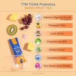 ⁦TTM TICHA Mix Fruit Tea Probiotic Weight loss 10 Sachets⁩ - الصورة ⁦2⁩