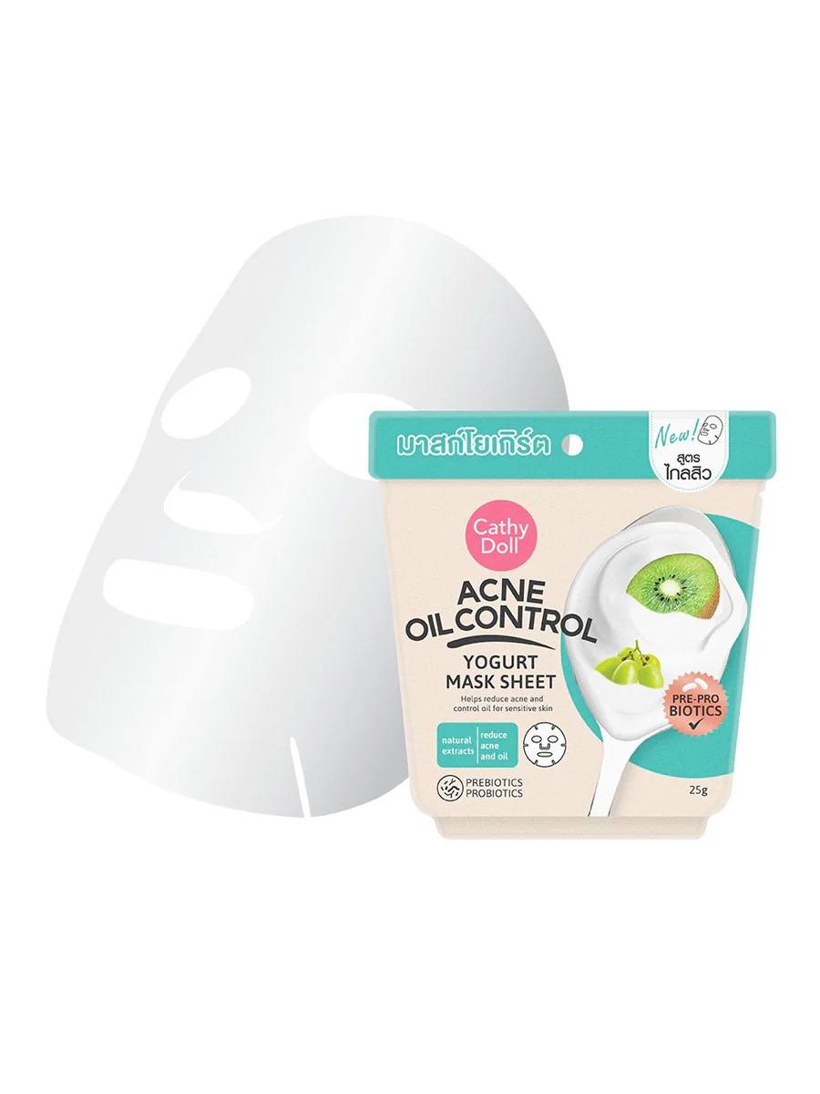 tempImageGcx2WW Cathy Doll Acne oil Control Yogurt Mask Sheet 25 g - الصورة 1