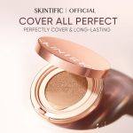 ⁦SKINTIFIC Cover All Perfect Cushion Last Long 24H SPF35 PA+++ 04 Beige⁩ - الصورة ⁦4⁩