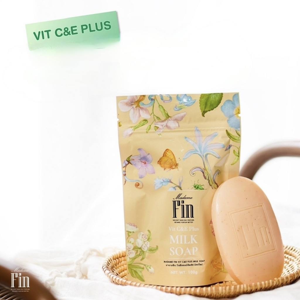 th-11134207-7r98x-ltd5pgtr32yla2 Madame Fin Vit C&E Plus Milk Soap 100 gr - الصورة 1