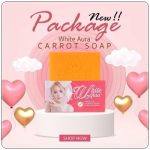⁦White Aura Miracle Carrot Soap 160 g⁩ - الصورة ⁦4⁩