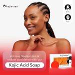⁦Kojie San Skin Lightening Kojic Acid Soap Bars 3 savon⁩ - الصورة ⁦2⁩
