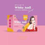 ⁦White Aura Ginseng Herbal Soap Collagen Vit-C 160 g⁩ - الصورة ⁦2⁩