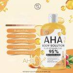 ⁦AHA Body Solution 95% PLUS VITAMIN C&E 500 ml⁩ - الصورة ⁦3⁩