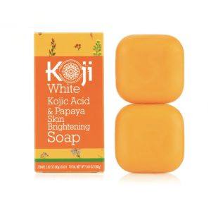 Koji White Kojic Acid & Papaya Soap + Hyaluronic Acid 2 savons