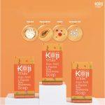 ⁦Koji White Kojic Acid & Papaya Soap + Hyaluronic Acid 2 savons⁩ - الصورة ⁦3⁩