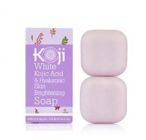 Koji White Kojic Acid & Hyaluronic Acid Soap 2 savons