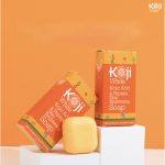 ⁦Koji White Kojic Acid & Papaya Soap + Hyaluronic Acid 2 savons⁩ - الصورة ⁦4⁩