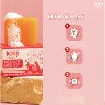 ⁦Koji White Dark Spot Corrector Soap Vit C 2 savons⁩ - الصورة ⁦2⁩