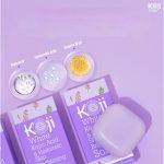 ⁦Koji White Kojic Acid & Hyaluronic Acid Soap 2 savons⁩ - الصورة ⁦3⁩