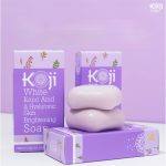 ⁦Koji White Kojic Acid & Hyaluronic Acid Soap 2 savons⁩ - الصورة ⁦5⁩