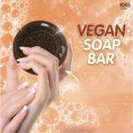 ⁦Koji White African Black Soap Oat Meal & Shea Butter 2 savons⁩ - الصورة ⁦3⁩