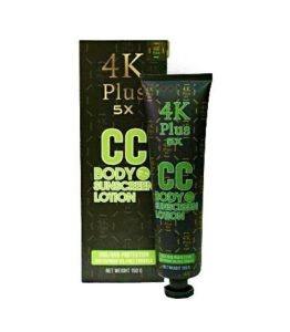 4K Plus 5X CC Body Sunscreen Lotion SPF50 150 g Green