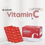 ⁦Yuhan Vitamin C 1000 mg 100 caps⁩ - الصورة ⁦3⁩