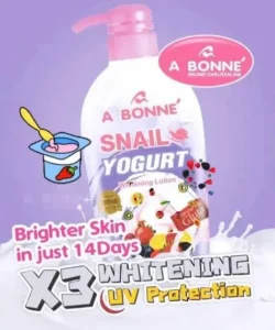 ⁦A BONNE' Milk Power Lightening Lotion Snail Yogurt 500 ml⁩ - الصورة ⁦2⁩