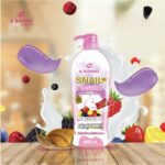 ⁦A BONNE' Milk Power Lightening Lotion Snail Yogurt 500 ml⁩ - الصورة ⁦4⁩