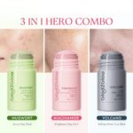 ⁦Glad2Glow Pomegranate Niacinamide Brightening Clay Stick⁩ - الصورة ⁦2⁩