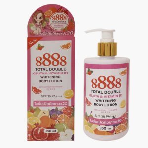 8888 Total Double Gluta & Vitamin B3 Body Lotion 350 ml