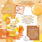 ⁦Joji Silky Whipp bubble soap Vit C Aura Bright 100 gr⁩ - الصورة ⁦3⁩