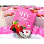 ⁦MYU Collagen Mix Berry Vit C 10 sachets⁩ - الصورة ⁦5⁩