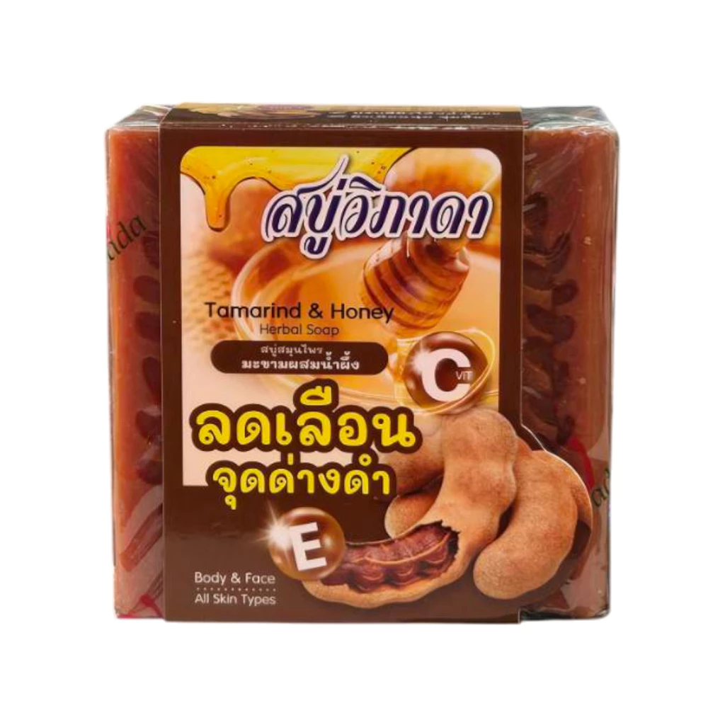 th-11134207-7rash-ma58dg3l0x6x43 Vipada Tamarind & Honey Herbal Soap 140 gr - الصورة 1