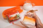 ⁦Asantee Papaya and Rice milk soap 135 gr⁩ - الصورة ⁦2⁩