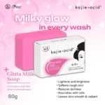 ⁦Kojie Acid Gluta Milk Soap 80 gr⁩ - الصورة ⁦4⁩