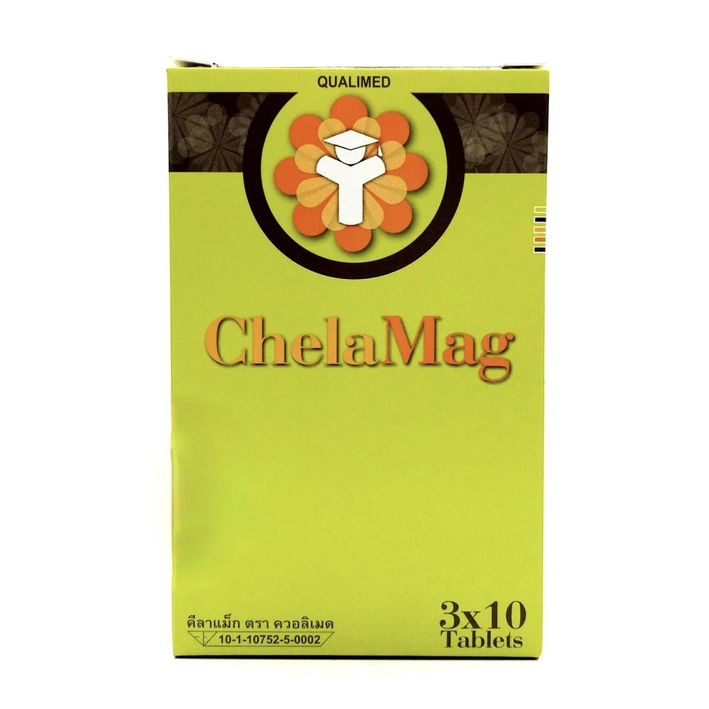 0bc531f19b8f4bffd70f05ec9804152a Chelamag Chelated Magnesium 30 tablets - الصورة 1