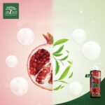 ⁦De Leaf Pomegranate Serum Shower Gel Cream 450 ml⁩ - الصورة ⁦3⁩