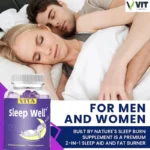 ⁦Vita Sleep Gummies GABA 60 pcs⁩ - الصورة ⁦9⁩
