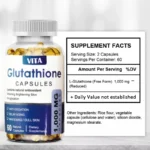 ⁦VITA Glutathione Capsule 1000 mg 60 caps⁩ - الصورة ⁦5⁩