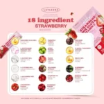 ⁦Layleena Strawberry Mix Gluta Vitamin⁩ - الصورة ⁦2⁩